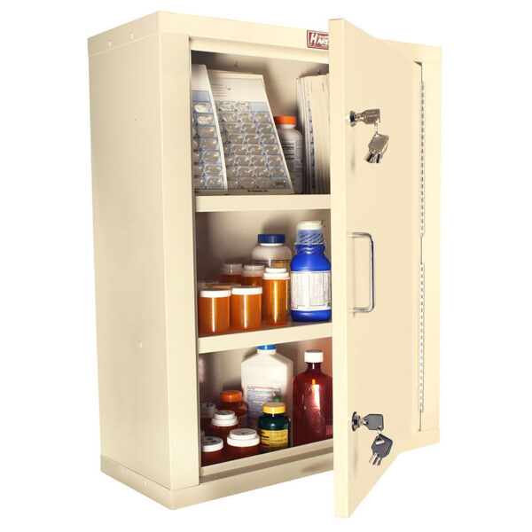 Harloff NC30D24-ST2  – Large Narcotics Cabinet Single Door Double Lock - Image 3