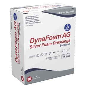 Dynarex DynaFoam AG - Bordered Silver Foam