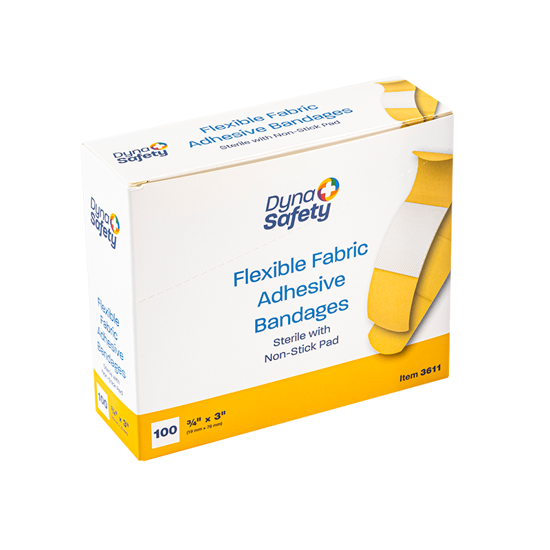Dynarex Adhesive Fabric Bandages - Sterile
