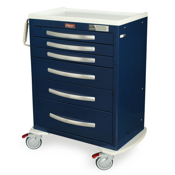 Harloff  A-Series Lightweight Aluminum Anesthesia Cart, Tall Height, Standard Width MPA3030EKC06 - Image 2