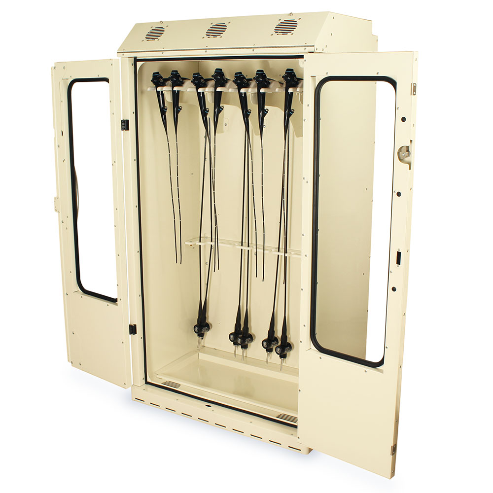 Harloff Bronchoscope and ENT Small Scope Storage Cabinet, 14 Capacity, Key Lock, SC5436DRDP - Image 3