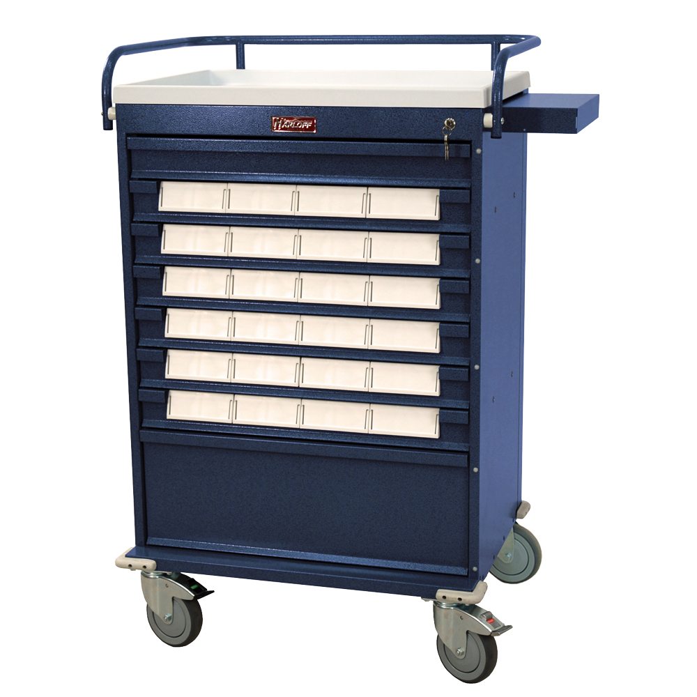 Harloff VLT24BIN5 – Value Med-Bin Cart with Key Lock, includes 24-each 5-inch Bins - Image 5