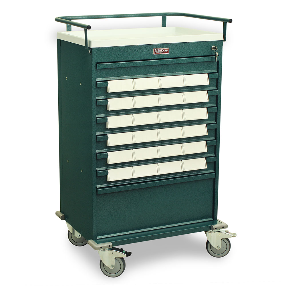 Harloff VLT24BIN5 – Value Med-Bin Cart with Key Lock, includes 24-each 5-inch Bins - Image 4