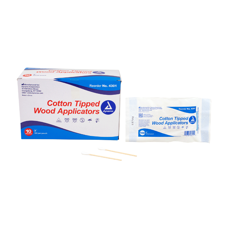 Dynarex Cotton Tipped Applicators