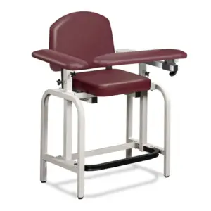 Clinton Lab X Series, Extra-Tall, Blood Drawing Chair with Padded Arms 66011