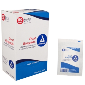 Dynarex Oval Eye Pads- Sterile