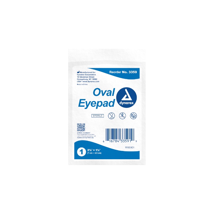 Dynarex Oval Eye Pads- Sterile - Image 3